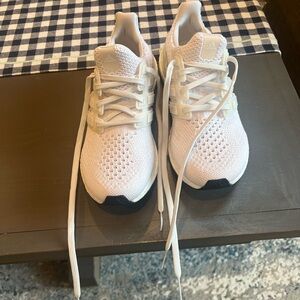 Women's White Adidas UltraBOOST Size 7